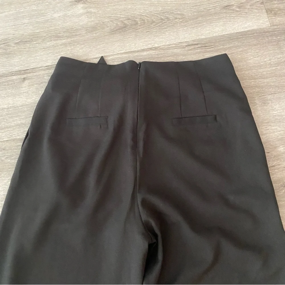 HYFVE Black dress pant with wide leg and high waist - Picture 4 of 11